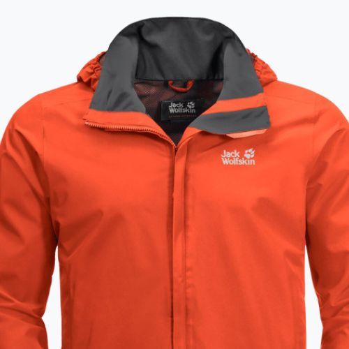 Jack Wolfskin Herren Stormy Point Regenjacke orange 1111141_3017