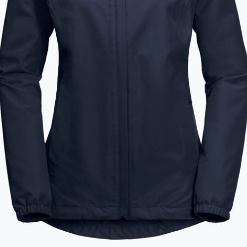 Jack Wolfskin Stormy Point Damen Regenjacke navy blau 1111201_1910