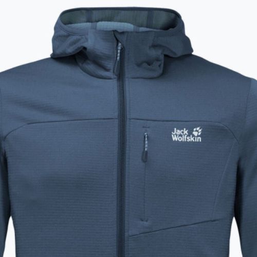 Jack Wolfskin Herren Hydro Grid Fleece-Sweatshirt navy blau 1710001_1383