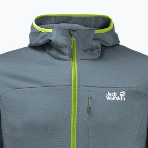 Jack Wolfskin Herren Hydro Grid Fleece-Sweatshirt grau 1710001_6098