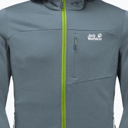 Jack Wolfskin Herren Hydro Grid Fleece-Sweatshirt grau 1710001_6098