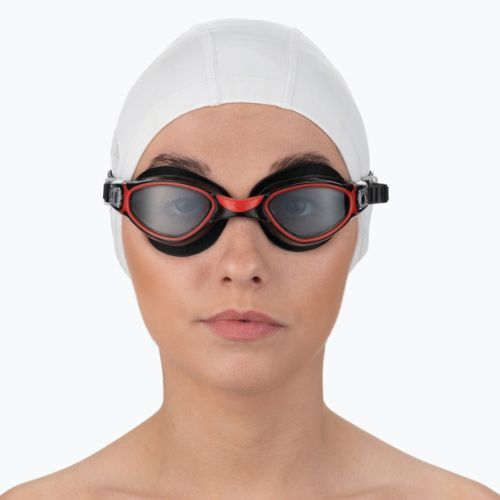 AQUA-SPEED Calypso Schwimmbrille schwarz-rot 83