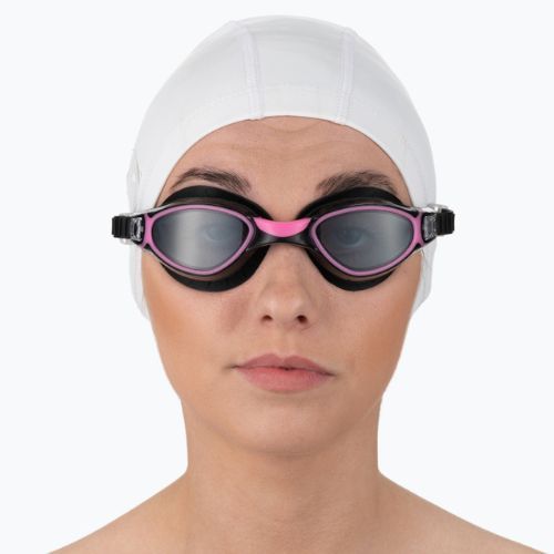 AQUA-SPEED Calypso schwarz-rosa Schwimmbrille 83