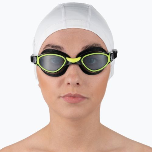 AQUA-SPEED Calypso Schwimmbrille schwarz-gelb 83