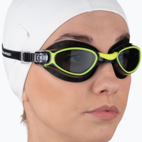 AQUA-SPEED Calypso Schwimmbrille schwarz-gelb 83