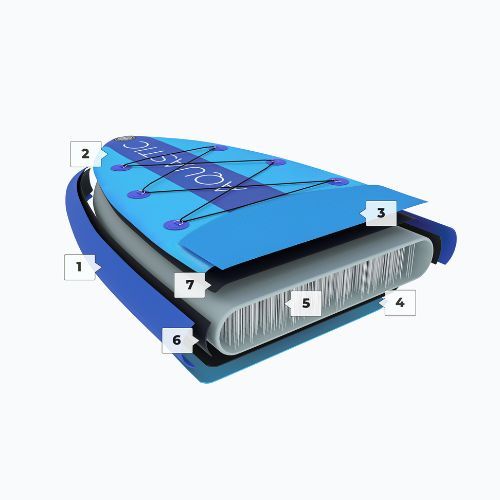 AQUASTIC Perth 11'0 SUP Brett blau AQS-SUP001