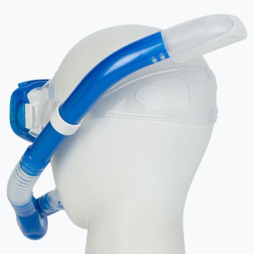 AQUA-SPEED Kindertauchset Enzo + Evo Maske + Schnorchel blau 604