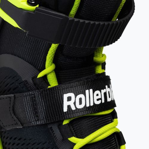 Rollerblade Microblade Kinder Rollschuhe schwarz und gelb 7101700215