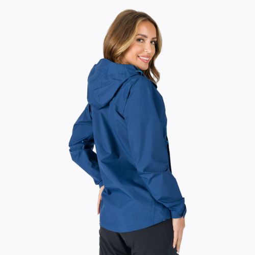 Rab Downpour Eco Damen Regenjacke blau QWG-83-NB-08