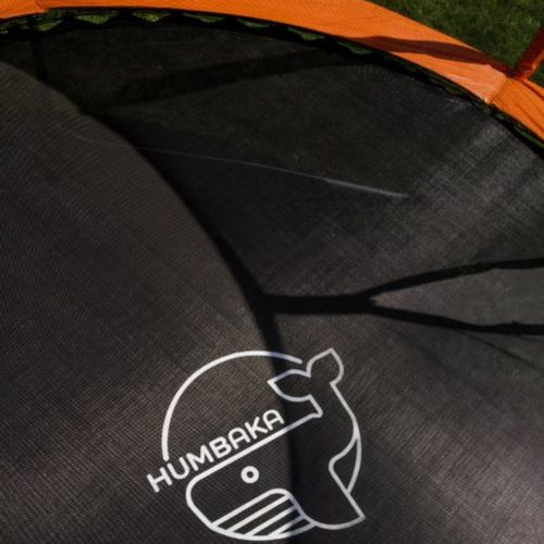 HUMBAKA Super 244 cm orange Gartentrampolin Super-8' Tramps