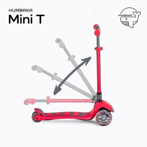 HUMBAKA Mini T Kinder-Dreirad-Roller rot HBK-S6T