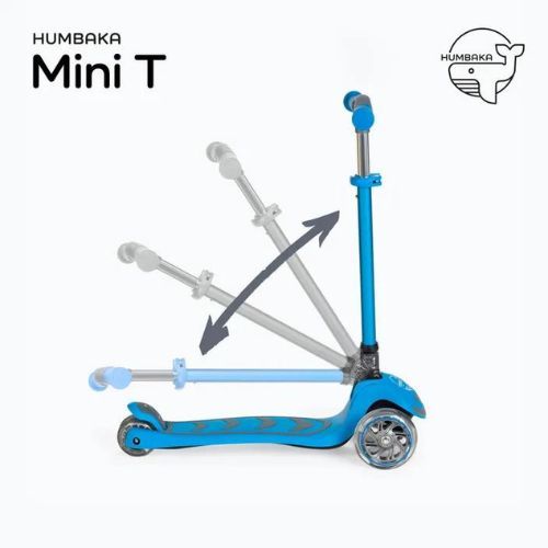 HUMBAKA Mini T Kinderroller dreirädrig blau HBK-S6T