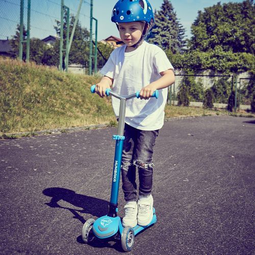 HUMBAKA Mini T Kinderroller dreirädrig blau HBK-S6T