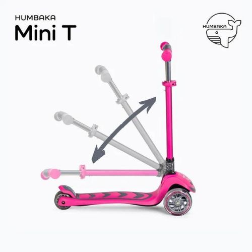 HUMBAKA Mini T Kinder-Dreirad-Roller rosa HBK-S6T