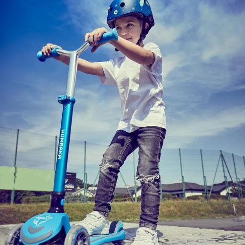 Kinder-Dreirad-Roller HUMBAKA Mini Y blau HBK-S6Y