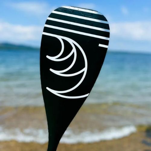 SUP 2-teiliges Paddel AQUASTIC 170-220 cm schwarz AQS-SPD003