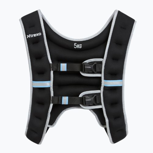 XTREXO gewichtete Trainingsweste schwarz WV-05