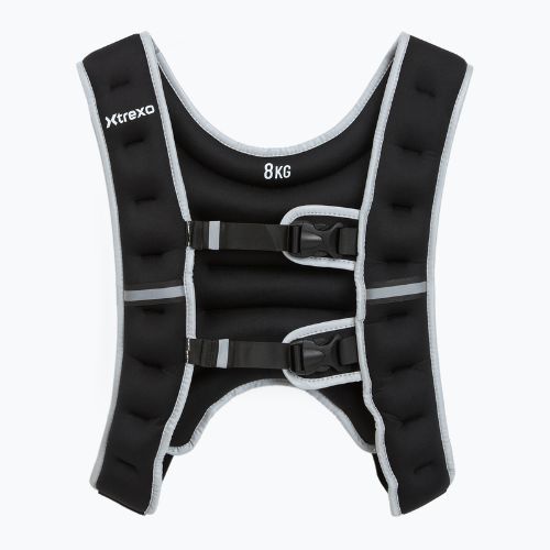 XTREXO gewichtete Trainingsweste schwarz WV-08