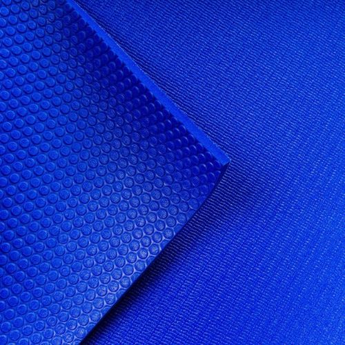 TREXO Yogamatte PVC 6 mm blau YM-P01N