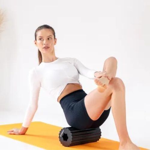 XTREXO EPP-Massageroller schwarz MR-EP01B