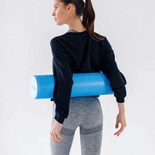 TREXO EVA-Massageroller blau MR-EV02N
