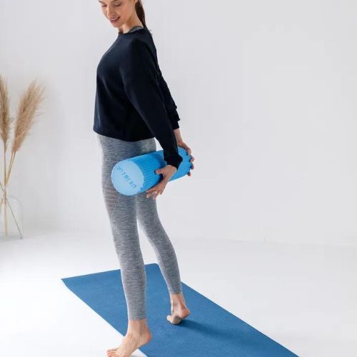 TREXO EVA-Massageroller blau MR-EV02N