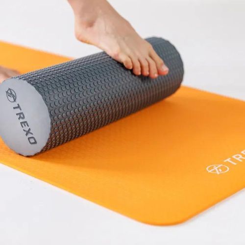 TREXO EVA-Massagerolle grau MR-EV03G
