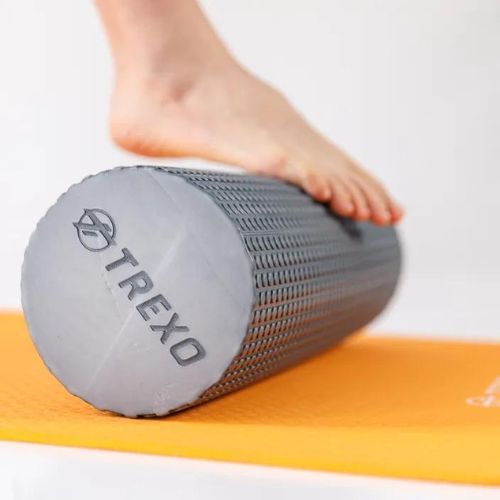 TREXO EVA-Massagerolle grau MR-EV03G