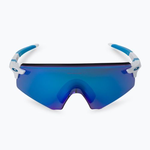 Oakley Encoder Radfahren Brille weiß und blau 0OO9471