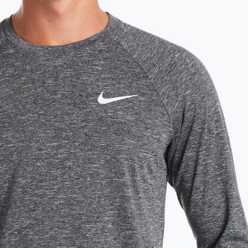 Herren-Trainings-Langarmshirt Nike Heather schwarz NESSA590-001