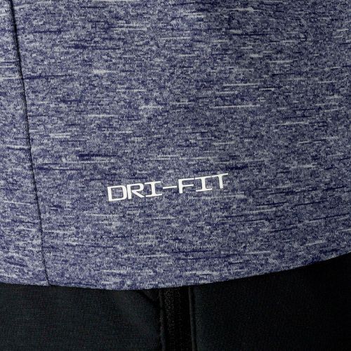 Herren Trainingsshirt Nike Heather navy blau NESSA590-440