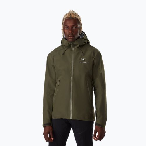 Herren Arcteryx Beta LT Regenjacke grün 26844