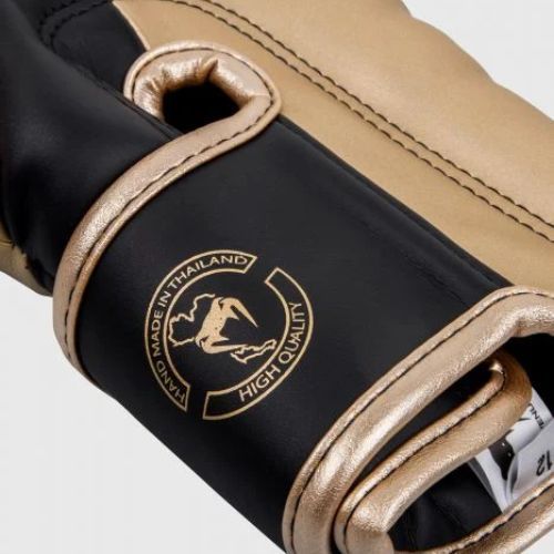 Venum Elite Herren Boxhandschuhe schwarz und gold VENUM-1392