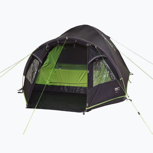 High Peak Talos grau-grünes 4-Personen-Campingzelt 11510