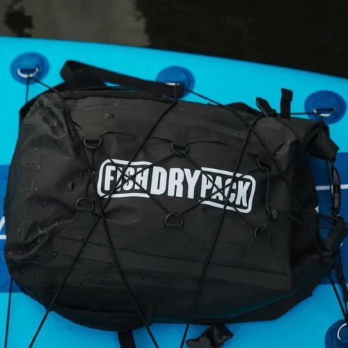 FishDryPack Explorer 20l wasserdichter Rucksack schwarz FDP-EXPLORER20