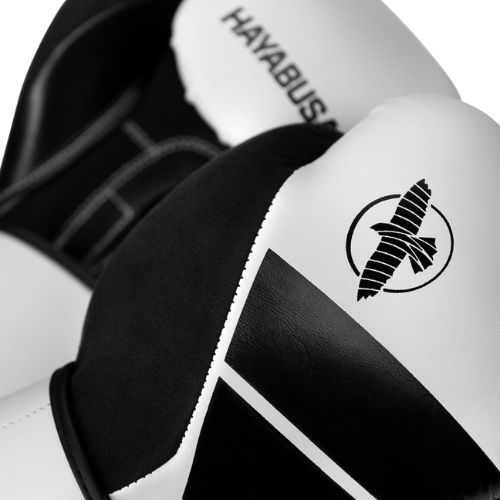 Hayabusa S4 schwarz und weiß S4BG Boxhandschuhe