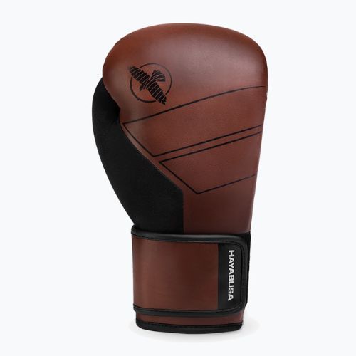 Hayabusa S4 Leder braun Boxhandschuhe S4LBG