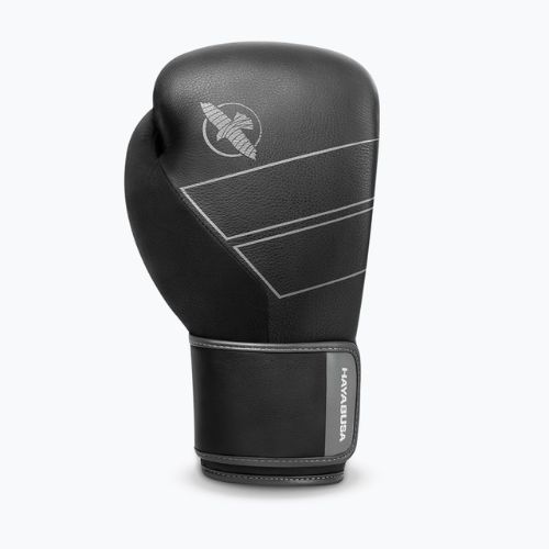 Hayabusa S4 Leder Boxhandschuhe schwarz S4LBG