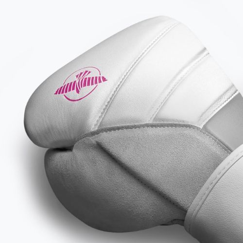 Hayabusa T3 Boxhandschuhe weiß und rosa T314G