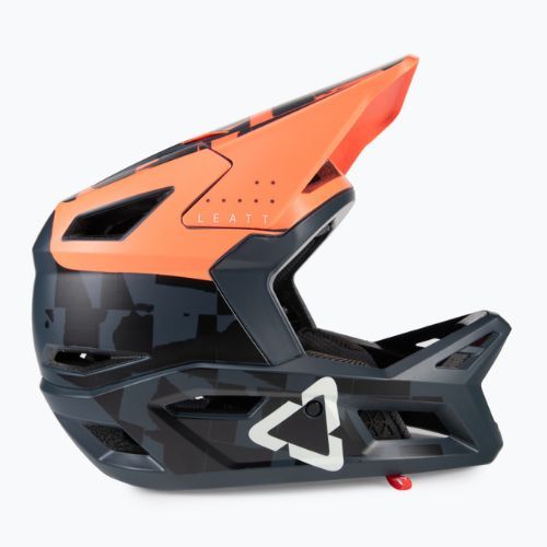 Leatt MTB 4.0 Gravity V22 Fahrradhelm orange/schwarz 1022070512