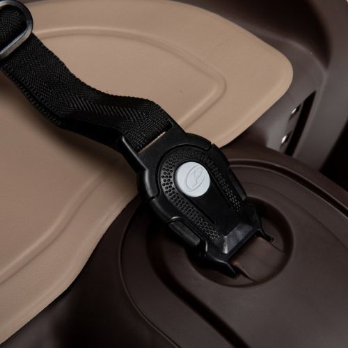 POLISPORT Groovy CFS FO Kinderfahrradsitz braun 8406100016