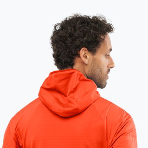 Hybridjacke Herren Salomon Outline AS Hybrid Mid rot LC189