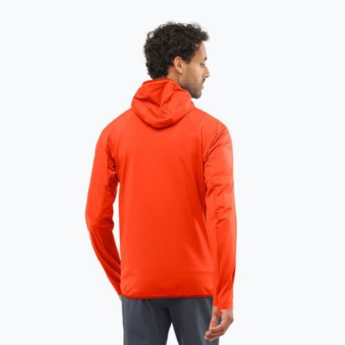 Hybridjacke Herren Salomon Outline AS Hybrid Mid rot LC189