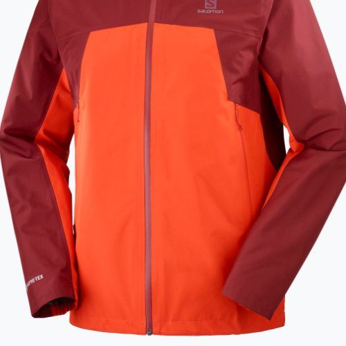 Regenjacke Herren Salomon Outline GTX 2.5L rot LC173