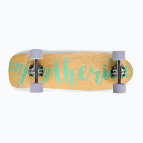Cruiser-Skateboard Fish Skateboards 28 Enjoy Lila beige CR-ENJ-SIL-PUR