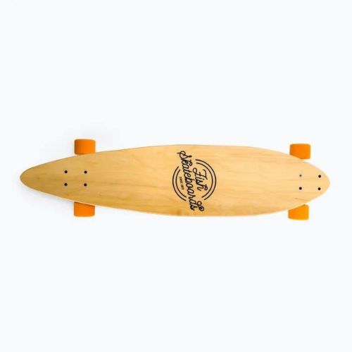 Fish Skateboards Vanlife Longboard beige LONG-VANL-SIL-ORA