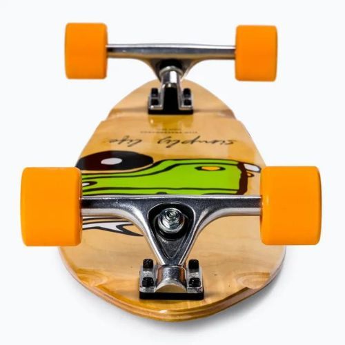 Fish Skateboards Vanlife Longboard beige LONG-VANL-SIL-ORA