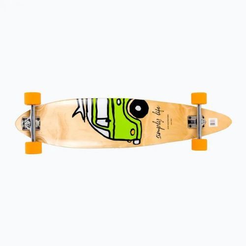 Fish Skateboards Vanlife Longboard beige LONG-VANL-SIL-ORA