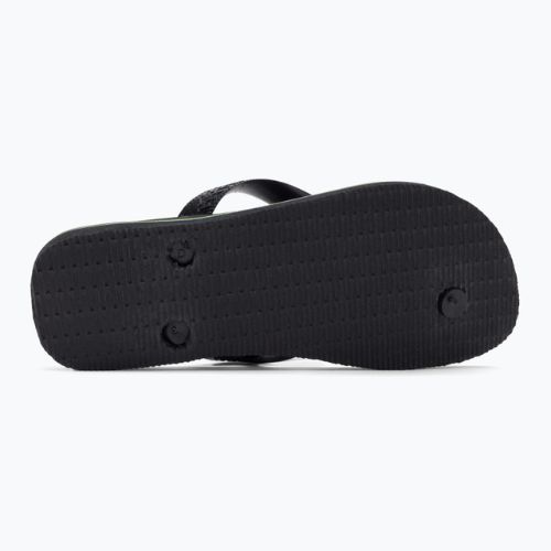 Havaianas Brasil Logo Zehntrenner schwarz H4110850