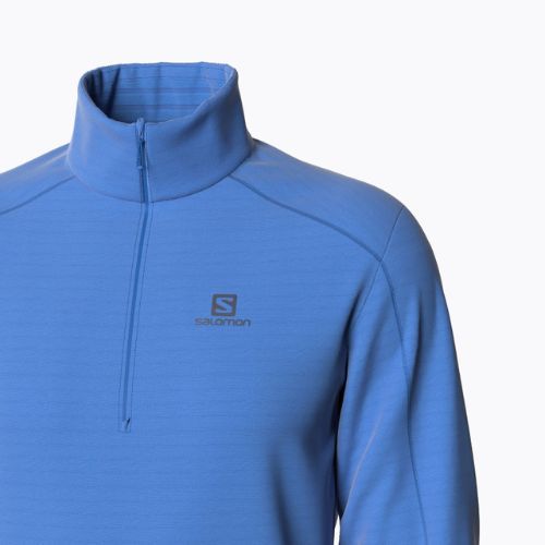 Herren Fleece-Sweatshirt Salomon Outrack HZ Mid blau LC1711